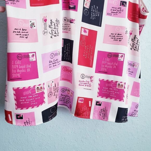 Kate Spade Love Letters Pajama Top - Picture 2 of 7